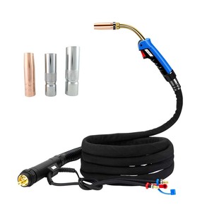 Antorcha de Soldadura MIG CO2 24KD con Cable de 3M/4M/5M/10M/20M, Refrigerada por Aire, Adaptador Central <span class=keywords><strong>Tipo</strong></span> Euro, Conector Trasero - Product Image 4