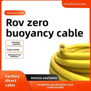 Câble Électrique Sous-Marin pour Robot ROV, Double <span class=keywords><strong>Gaine</strong></span> Flottante Neutre 2*1 + 2*2*0.75, Résistance à la Traction 100KG, SPE - Product Image 3