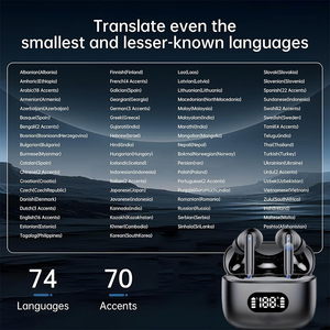 Écouteurs Traducteurs IA avec 144 Langues et Accents, Traduction en Temps Réel TWS pour Affaires, Voyages et Apprentissage – Nouveauté - Product Image 4