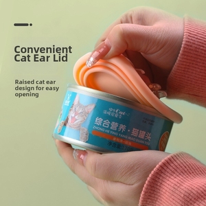 Raspador de Latas para Mascotas, Personalizado, Libre de BPA, TPR ABS, Moderno, Sólido, Reutilizable, Tapa Selladora, Accesorio para Comida Húmeda para Gatos - Product Image 4
