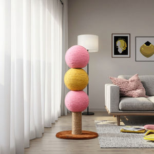 Poteau à gratter vertical en sisal, résistant aux rayures, protection du canapé, cadre d'escalade debout, jouet pour animaux de compagnie - Product Image 1