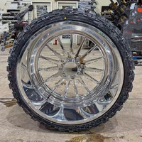 Jantes FANXI 8 branches polies à déport profond 6x139.7 6x5.5 8x6.5 8x180 8x165.1 5x5.5 pour Tacoma – Tailles 20x10, 22x12, 22x14, 24x12, 24x14
