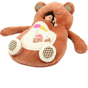 Letto Tatami Cartoon a Forma di Animale, Divano Letto per Bambini con Orso, Rana, Gatto Rosa, Cuscino in Cotone PP - Product Image 1