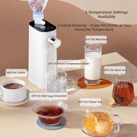 Distributeur d'eau portable à chauffage instantané, sensible au toucher, 2100W, compact, mini-machine de bureau à consommation directe, pour usage domestique rapide