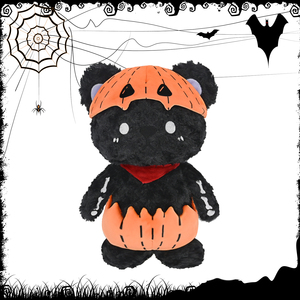 Halloween Bulk Gifts Breathing Bear Soft Toy Light <strong>Pumpkin</strong> <strong>Teddy</strong> Bear Plush Toy Skin Stuffed Animal Custom - Product Image 2