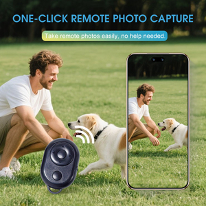 รีโมทโทรศัพท์บลูทูธสำหรับการเลื่อนวิดีโอ รีโมทถ่ายภาพ ชัตเตอร์บลูทูธไร้สาย ใช้พลังงานจากแบตเตอรี่ ใช้ได้กับ iOS และ Android - Product Image 4