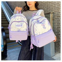 Tas Ransel Kasual Gaya Jepang Bahan Polyester Ringan, Luas, dan Bernapas - Tas Sekolah untuk Anak Perempuan SD/SMP