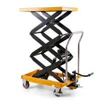 Mini table élévatrice à ciseaux hydraulique 150 kg, levage manuel, pédale, plateforme 45-70 cm, hauteur 0,72 m, métal, neuve
