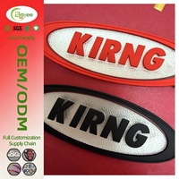 Parches de silicona 3D de alta resistencia a la abrasión, parches de PVC con logotipo personalizado, parche de diseño con transferencia de calor para camisetas pettichat