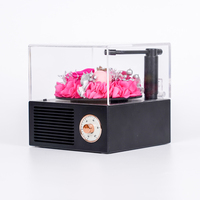 Speaker Bluetooth Kreatif tahan lama, Phonograph bunga diawetkan, hadiah Bagus Untuk Teman/Anak