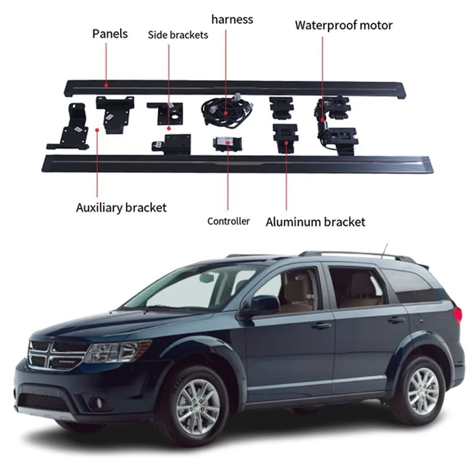 Automatic foot step Electric pedal side step running board power footrest retractable for 2010+ Dodge Journey