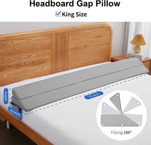 Cuscino a cuneo per materasso King Size |   Riempitivo per Fessure del <span class=keywords><strong>Letto</strong></span> |   Cuscino in Memory Foam per Testiera, Supporto per Dormire e Schienale - Product Image 3