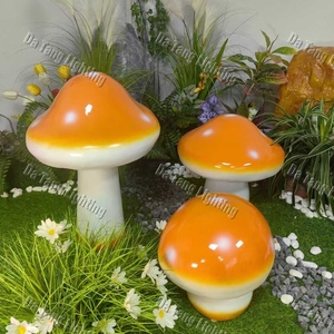 Lampes en fibre de verre en forme de champignons lumineux pour parcs à thème, jardins botaniques, centres commerciaux et projets d'éclairage paysager nocturne - Product Image 2