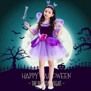 Chica carnaval vestir niños Halloween <span class=keywords><strong>bruja</strong></span> Cosplay <span class=keywords><strong>vestido</strong></span> princesa <span class=keywords><strong>disfraz</strong></span> jardín Hada <span class=keywords><strong>vestido</strong></span> <span class=keywords><strong>con</strong></span> alas - Product Image 5