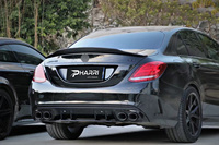 Kit de Difusor Trasero Nuevo Pharri W205 para Benz Clase C 2015-2019, Actualización a Estilo C43 AMG con Soporte para Puntas de Escape, 1 Año de Garantía