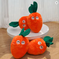 Os pour chien, jambe de poulet, fruits, carotte, jouet en peluche résistant aux morsures et qui émet des sons pour animaux de compagnie, chiens et chats