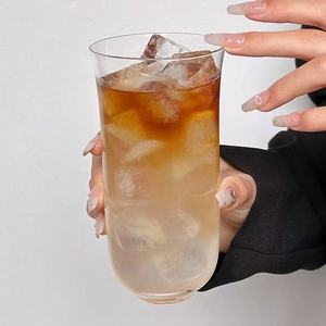 M vendita calda ultra-sottile tazza di vetro semplice cristallo succo di cocktail bevanda fredda tazza di ghiaccio <span class=keywords><strong>caffè</strong></span> americano <span class=keywords><strong>bicchiere</strong></span> di acqua giapponese <span class=keywords><strong>bicchiere</strong></span> - Product Image 3