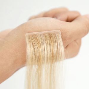 Extensiones de Cabello Humano Remy 100% al por Mayor con Cinta Adhesiva Invisible, Calidad 12A, Cabello Ruso de Doble Trama - Product Image 1