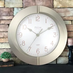 Nouveau design Horloge murale personnalisée de 11 pouces Horloge décorative en gros pour la maison ou le bureau