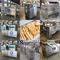 KLS Kleine Semi-automatische Aardappelchips & -stokjes Fabriek, 50-200kg/uur Goedkope Snackverwerkingsmachine
