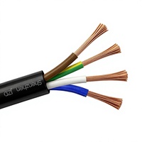 Câble gainé PVC H05VV-F, 2 conducteurs, norme VDE, câble d'alimentation, gaine PVC, câble électrique multiconducteurs
