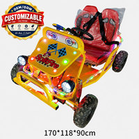 Kart électrique personnalisable avancé 48V 500W pour adultes, 40 km/h, transmission par axe, cadre en acier, pour la course sportive