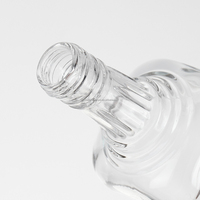 Bouteille de vodka en verre Super Flint sans plomb, carrée, à épaule surélevée, sélectionnée haut de gamme, directement de l'usine, pour spiritueux