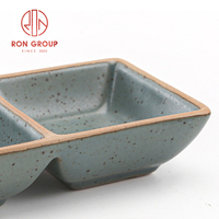 Plat à sauce en porcelaine olive à prix abordable pour sushi - Vaisselle de restaurant de haute qualité au design moderne avec logo personnalisé pour usage professionnel