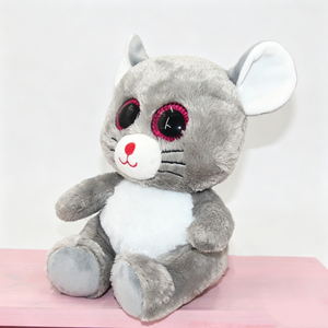 Peluche de ratón personalizado, ratón de peluche gris, ratón de peluche, ratón de juguete de peluche, lindo ratón de peluche, juguete de peluche de ratón - Product Image 1