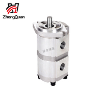 Zhengquan HGP-33A-F10/10R pompa roda gigi ganda hidrolik tekanan tinggi booster roda gigi listrik pompa minyak produsen penjualan langsung