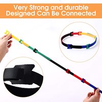 Attaches de câble réutilisables avec logo personnalisé Sangles de câble à boucle et crochet multi-usages Organisateur de câble pour la maison et le bureau