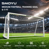 But de football portable en métal robuste pour l'entraînement des jeunes, 1,8 m x 1,2 m, directement de l'usine, certifié CE