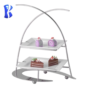 Okey-Soporte colgante de cristal árabe para té de la tarde, equipamiento de catering, decoración de boda, 3 niveles, soporte de exhibición para postres - Product Image 3