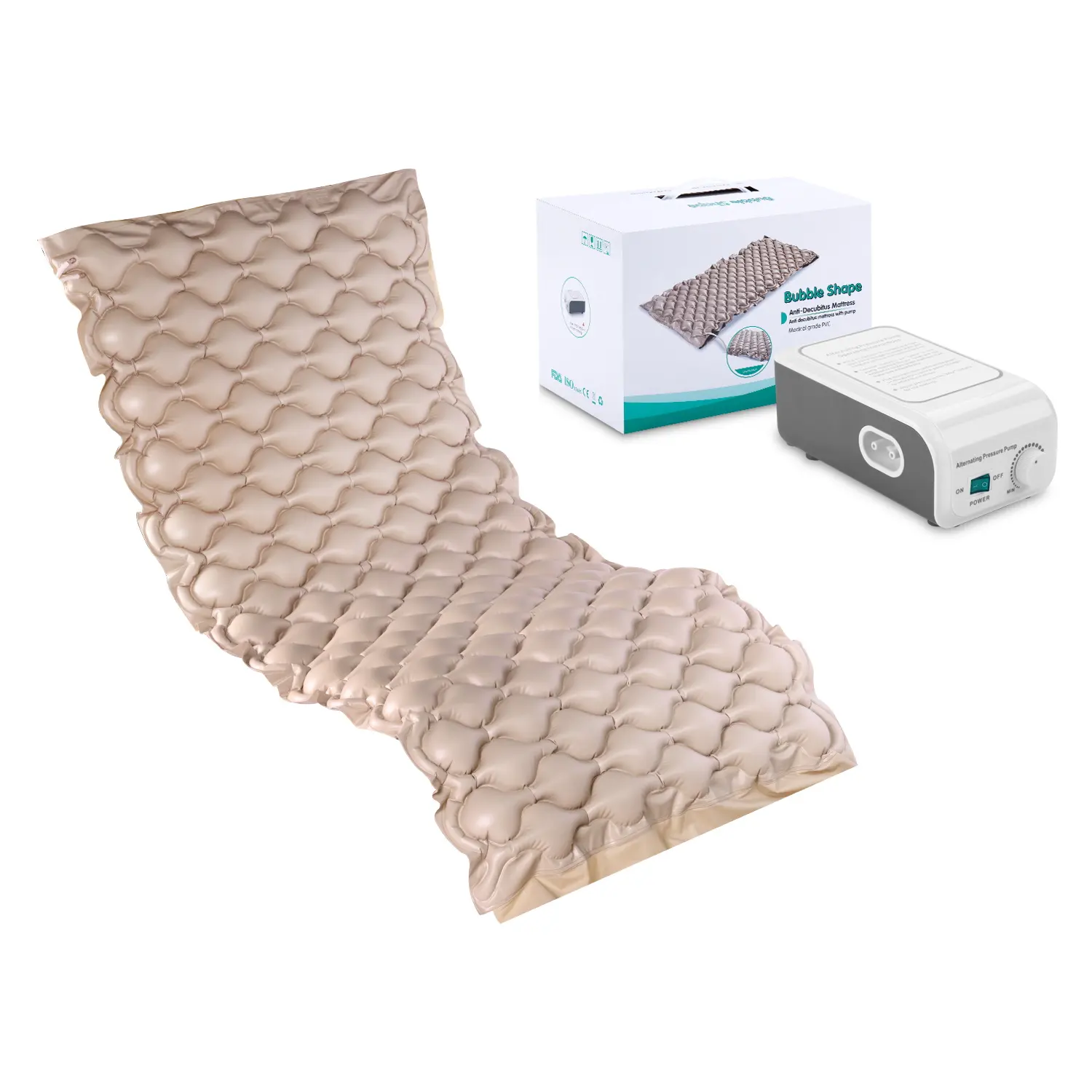 Meidcal Air Matras Materiaal Lucht Bed Kussen Voor Doorligwonden Medische Lucht Matras Voor Ziekenhuis Bed