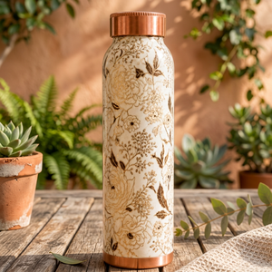 Botella de Cobre Hecha a Mano de Primera Calidad para Almacenamiento de Agua, a Prueba de Fugas e Ideal para una Hidratación Diaria Saludable, Compre Directamente del Proveedor - Product Image 1