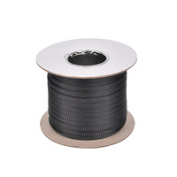 JIAF/Jiafei PET Geflochtene Netz-Kabelummantelung Flammhemmend Schlangenhaut-Hülle Flexibler Kabelschutz 220V Nennspannung 3:1 Schrumpfverhältnis 3mm Kabelbaum-Ummantelung