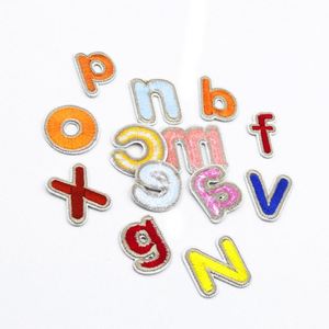 Parches de Letras Personalizados de Doble Capa de 5.5cm para Toallas, Parche Bordado del Alfabeto Inglés, Etiquetas Multicolores para Ropa - Product Image 2
