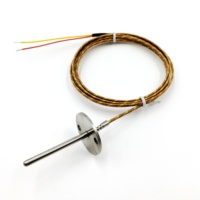 Capteur de température à thermocouple de type K, directement de l'usine, 0-1200 ℃   Gaine en acier inoxydable pour four industriel