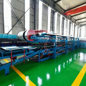 Machine de production de panneaux sandwich <span class=keywords><strong>Jane</strong></span> Puf de Chine avec commande PLC, engrenages et roulements, moteur haute puissance pour toiture - Product Image 1