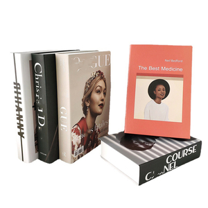 Boîte à cartes de marque de <span class=keywords><strong>luxe</strong></span> personnalisée, décoration de salon, hôtel, club, décoration de maison célèbre, modèle de <span class=keywords><strong>livre</strong></span> relié rigide auto-adhésif - Product Image 1