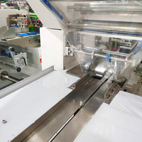 Hoge snelheid automatische horizontale kussenverpakkingsmachine voor voedsel, cake en broodverpakkingen
