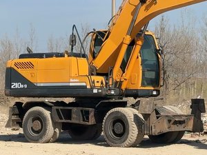 Excavadora de ruedas usada HYUNDAI 210W-9S para construcción de carreteras, excavadora móvil urbana, pelles de segunda mano, maquinaria pesada usada, barata - Product Image 2