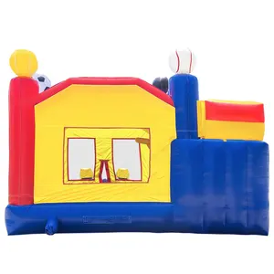 Casa inflável de pvc, alta qualidade, castelo, espaço, casa de salto, mundo inflável, cortador