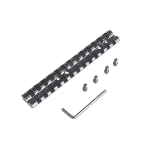 Adaptateur en aluminium sur mesure de 140 mm à 13 fentes, kit de montage à base incurvée pour viseur point rouge et lampe de chasse - Product Image 4