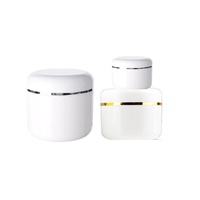 Nouveau style – Pot en plastique PP 8oz 16oz pour crème, pot de voyage pour crème contour des yeux, pot vide pour lotion, soins de la peau, cosmétiques, cire capillaire, avec couvercle à vis