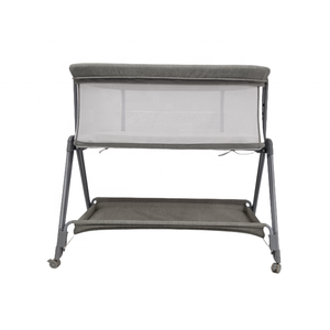 Berceau <span class=keywords><strong>de</strong></span> chevet en métal pliable certifié EN CPC Berceau moderne réglable en hauteur pour bébé attaché au lit - Product Image 4