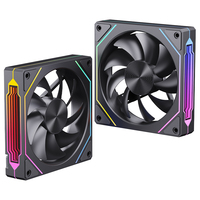 Ventilador de PC GK120 de 6 Pines, 120 mm, RGB Blanco, con Rodamiento Fluido, Silencioso (20dBA), 1200 RPM, 12V CC, para Refrigeración de Procesador en Computadoras para Juegos
