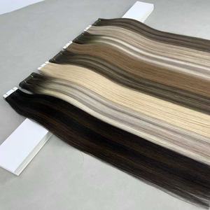 وصلات شعر طبيعية أوروبية مزدوجة السحب بتقنية الشريط اللاصق، وصلات شعر ريمي طبيعية - Product Image 3