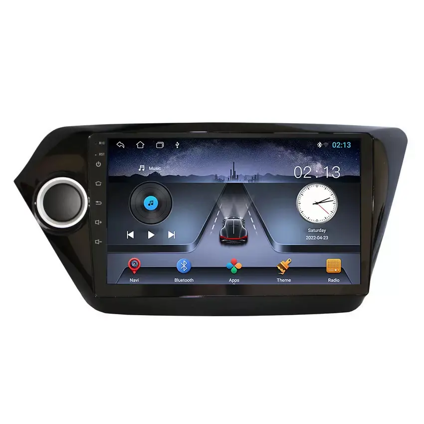 AM FM RDS Auto-Multimedia-System für KIA K2 RIO 3 4 2011 2012 2013 2014 2015 Auto-DVD-Player IPS QLED Auto-Video-Audio