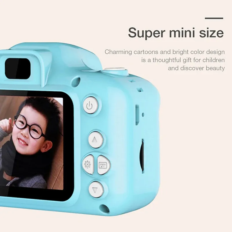 Üreticileri toptan X2 HD mini dijital kamera fotoğraf çekebilirsiniz video küçük SLR hediye oyuncak çocuk kamera